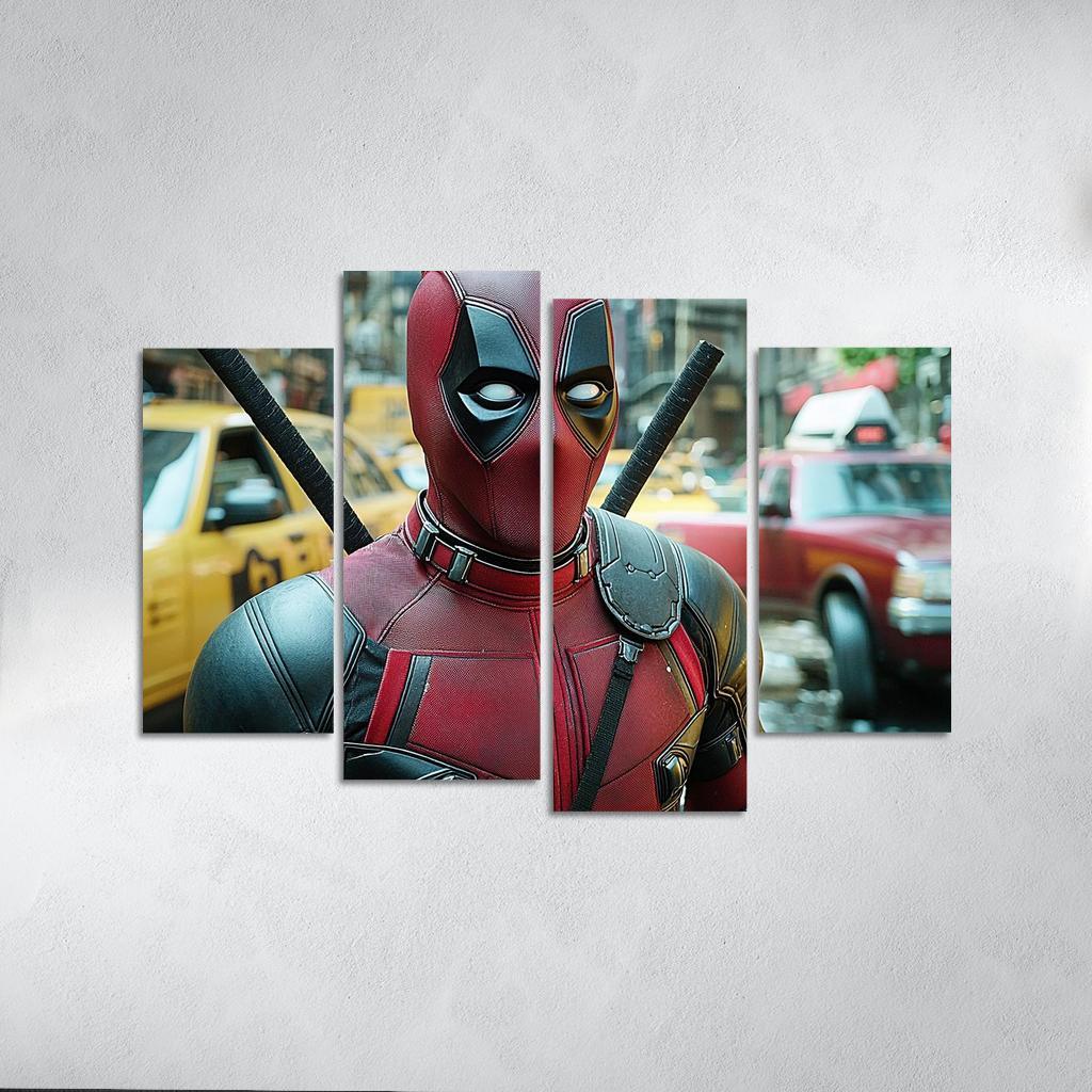 Ryan Reynolds The Merc With A Heart Of Gold Framed Paintings