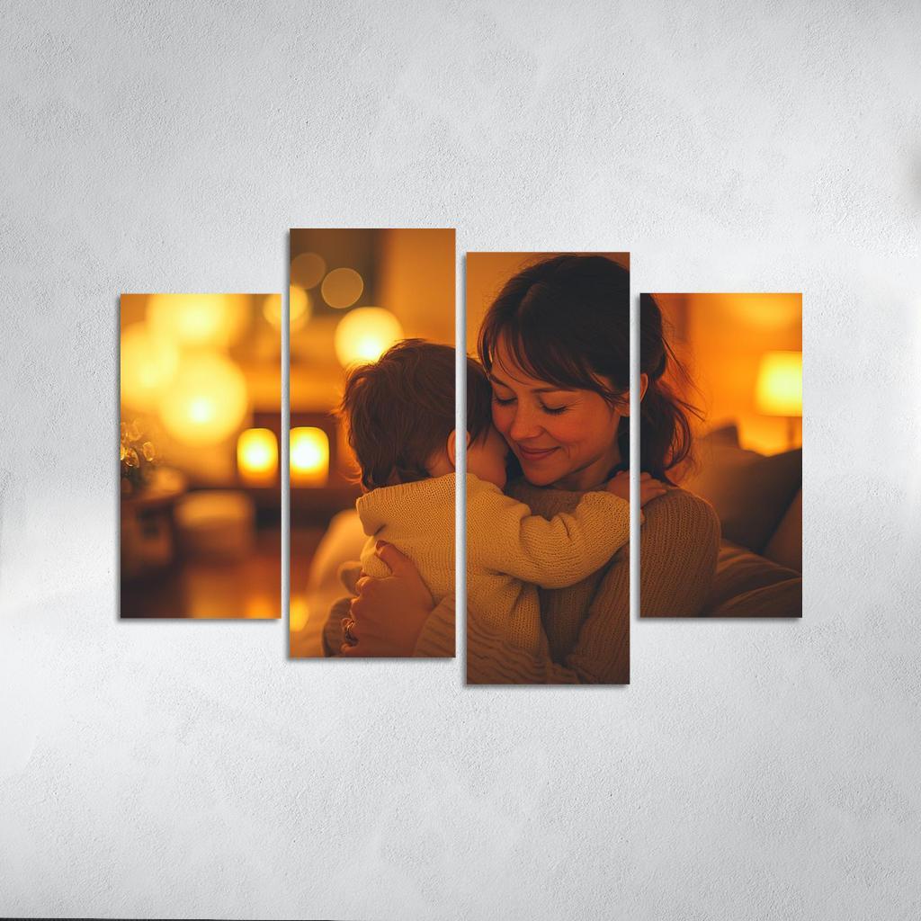 Hugs Of Comfort The Embrace Of A Mother One-piece Frames
