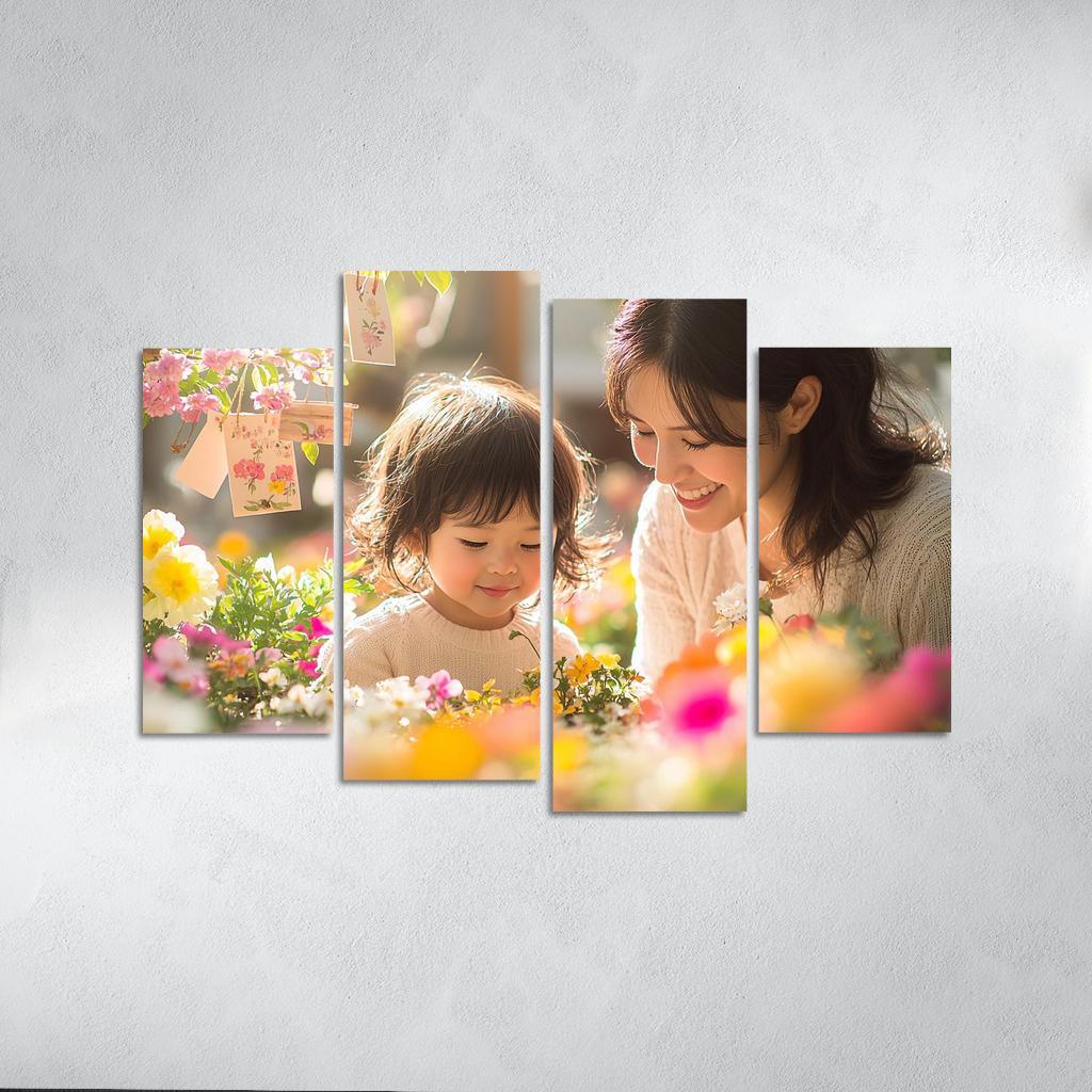The Garden Of Memories Planting Seeds Of Love Canvas Paintings Frame