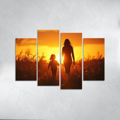 The Light Of Guidance A Mothers Love Custom Paintings Frame