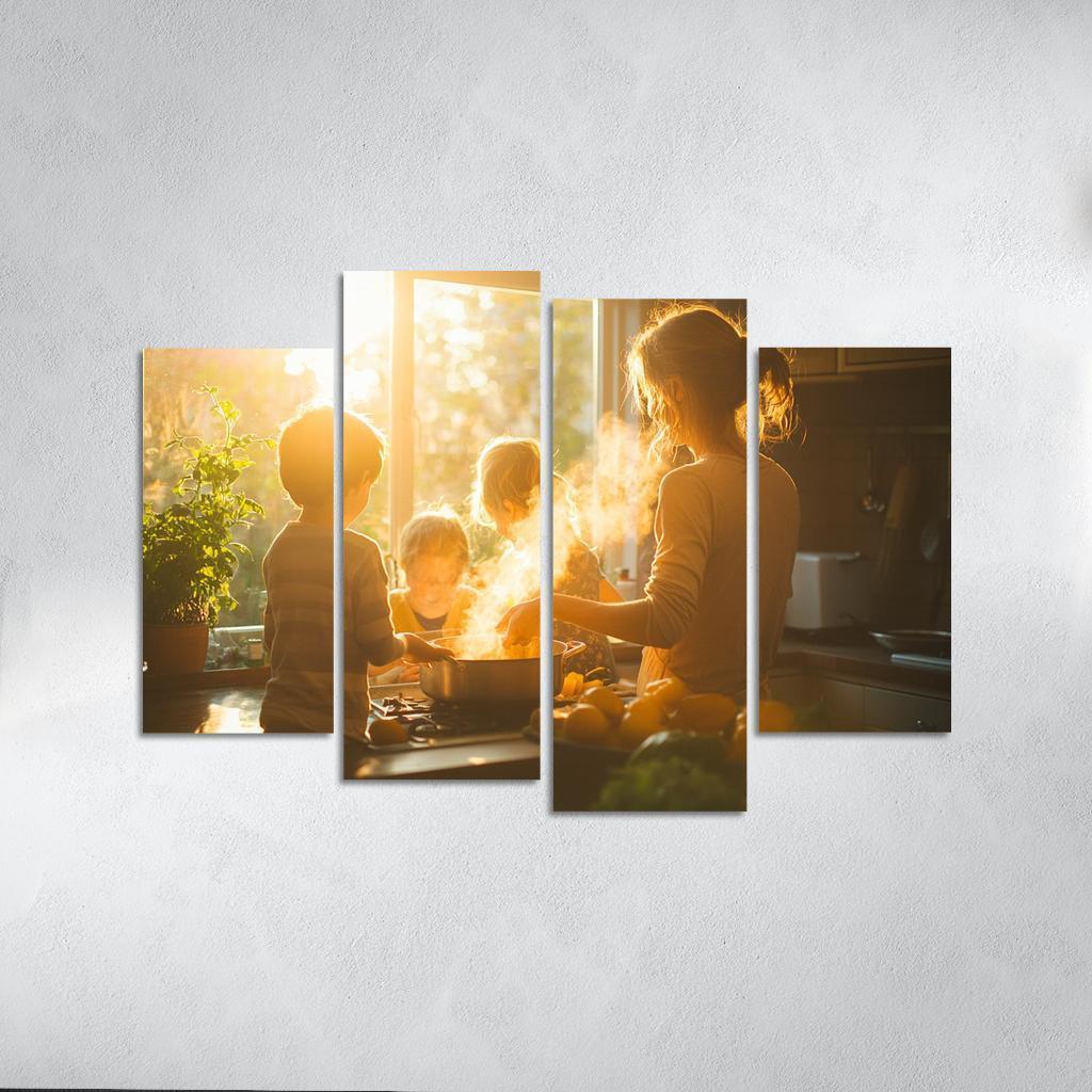 The Heartbeat Of Home A Mothers Love Canvas Paintings Frame