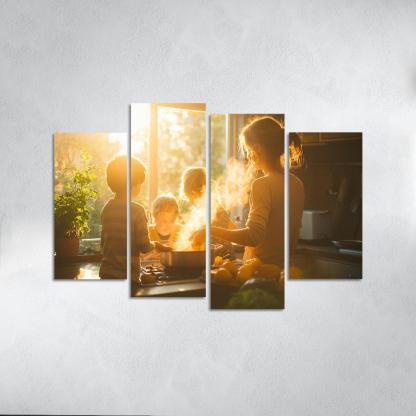 The Heartbeat Of Home A Mothers Love Canvas Paintings Frame