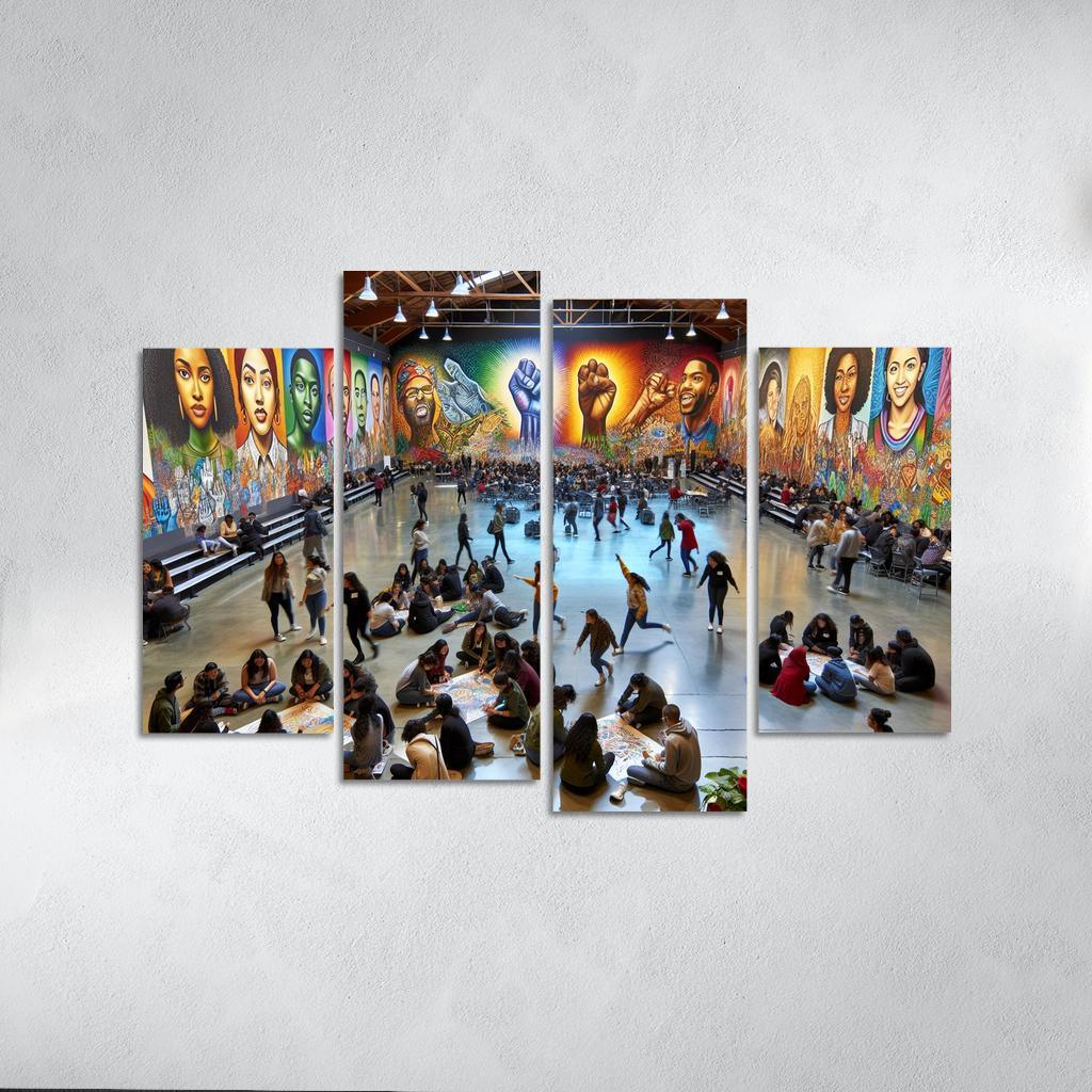 Unbroken Chains Art For Social Justice Modern Paintings Frame