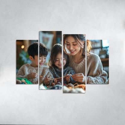 The Threads Of Life A Mothers Unbreakable Bond Canvas Paintings Frame
