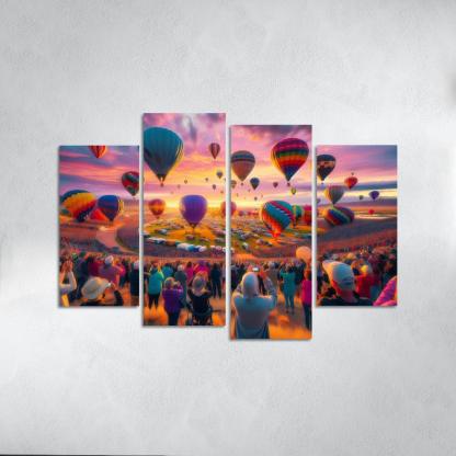 Albuquerque International Balloon Fiesta - Usa Framed Paintings