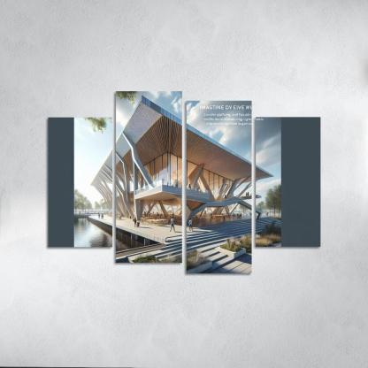 The Resilient Pavilion Custom Paintings Frame