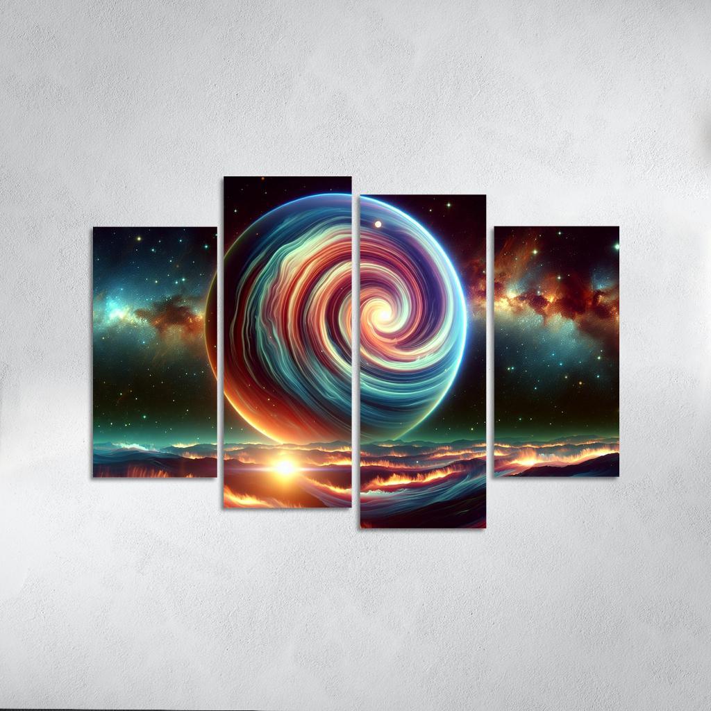 The Hidden World Of Gas Giants Abstract Paintings Frame