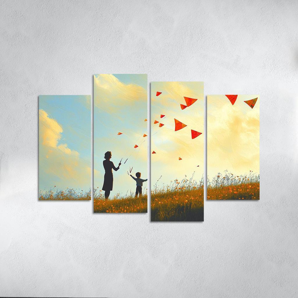 Wings Of Encouragement A Mothers Support Canvas Paintings Frame