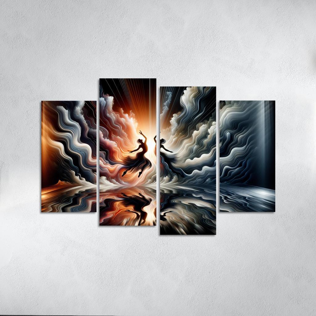 Dance Of Shadows And Light Premium Artwork Frames