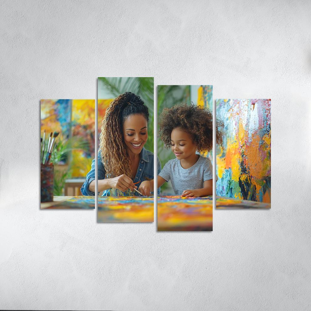 The Art Of Nurturing A Mothers Gentle Care One-piece Frames