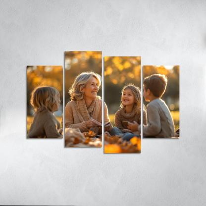 Heartstrings Of Memories A Mothers Gift Of Love Canvas Paintings Frame