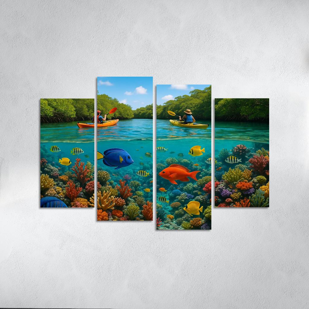Coral Bay Adventure And Eco-tourism Custom Paintings Frame