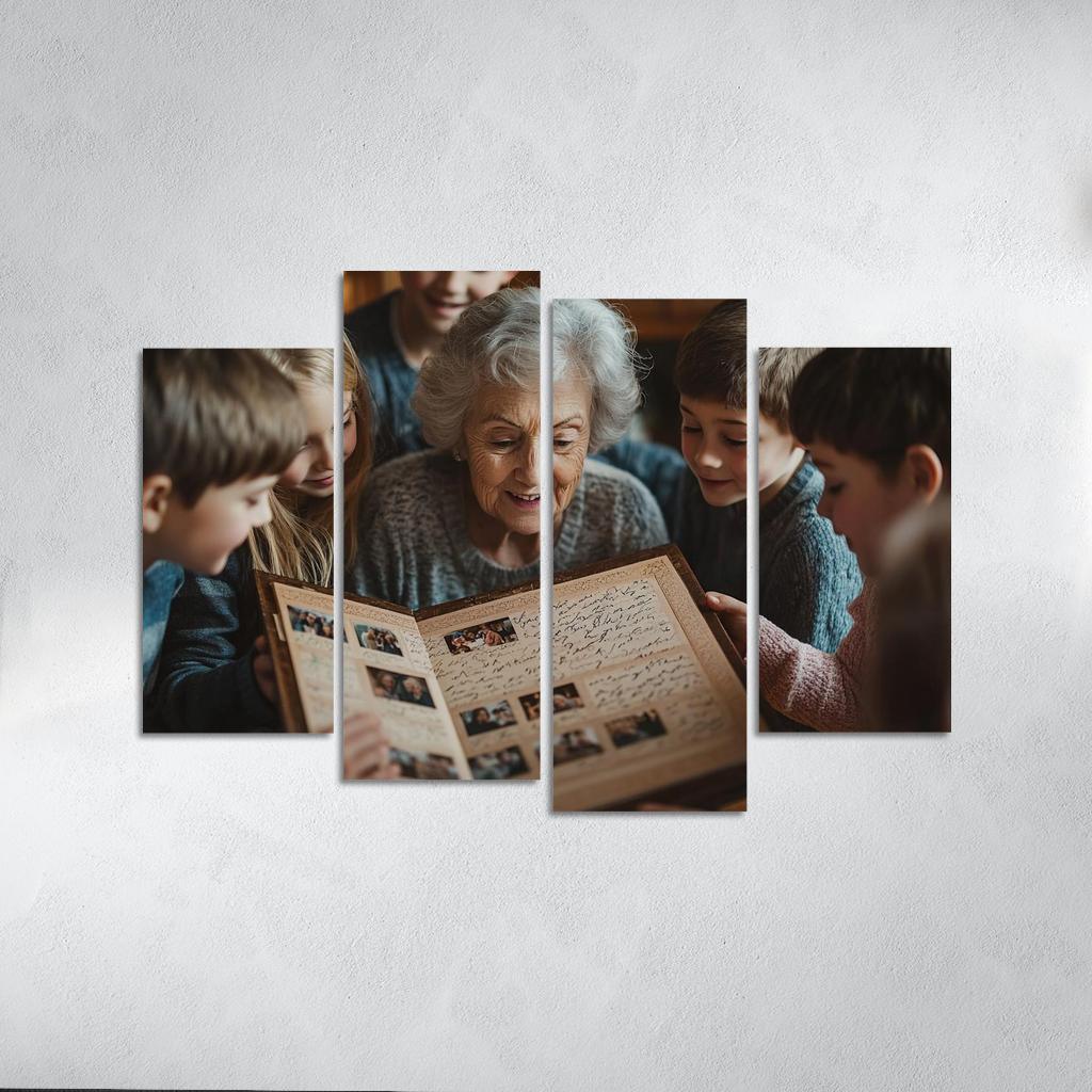 In Her Heart A Mother's Legacy Of Love Modern Paintings Frame