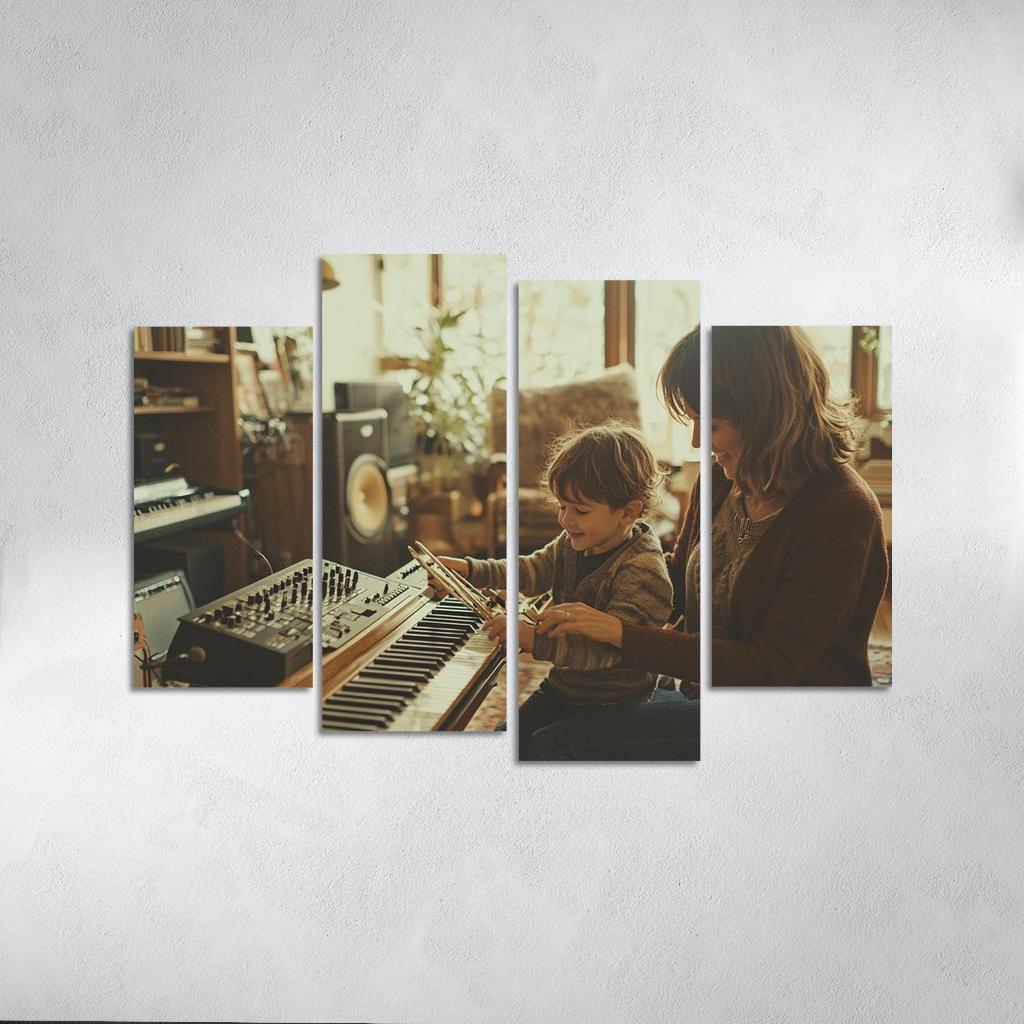 Songs Of The Heart A Mothers Melodic Influence Canvas Paintings Frame