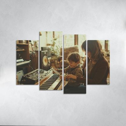 Songs Of The Heart A Mothers Melodic Influence Canvas Paintings Frame