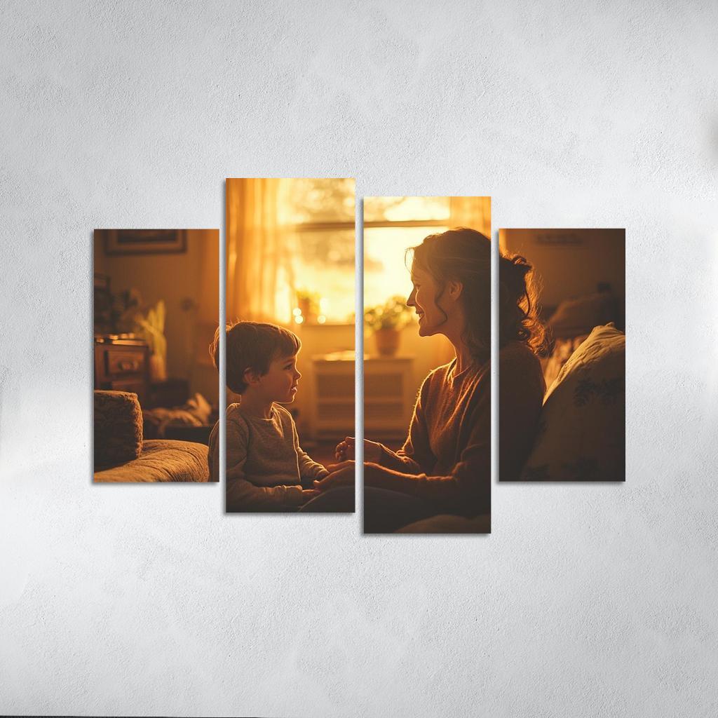 The Echoes Of Her Heart A Mothers Wisdom Canvas Paintings Frame