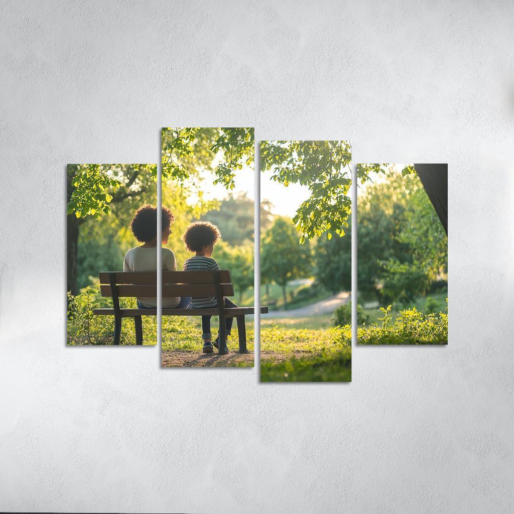 Embracing Change A Mothers Strength In Transition Canvas Paintings Frame