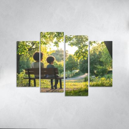 Embracing Change A Mothers Strength In Transition Canvas Paintings Frame
