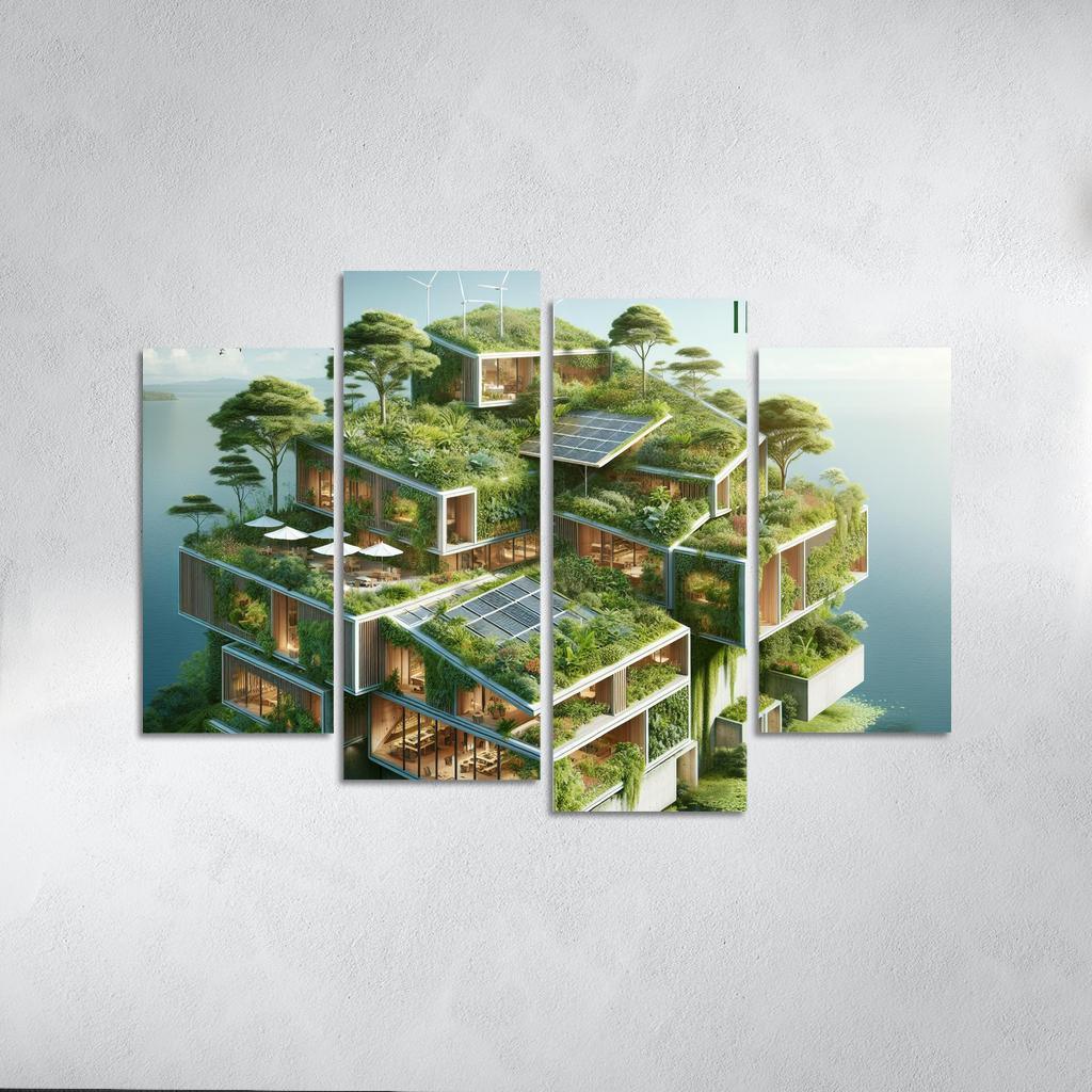 Symbiotic Architecture Custom Paintings Frame
