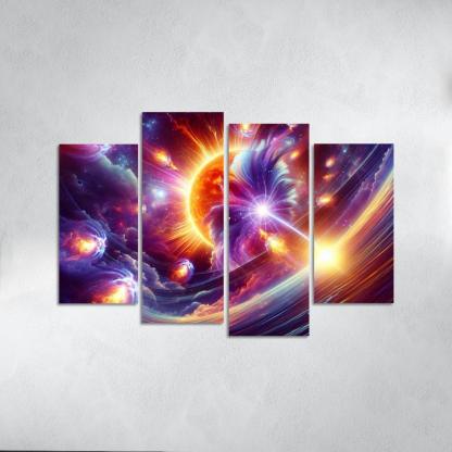 The Allure Of Space Weather Abstract Paintings Frame