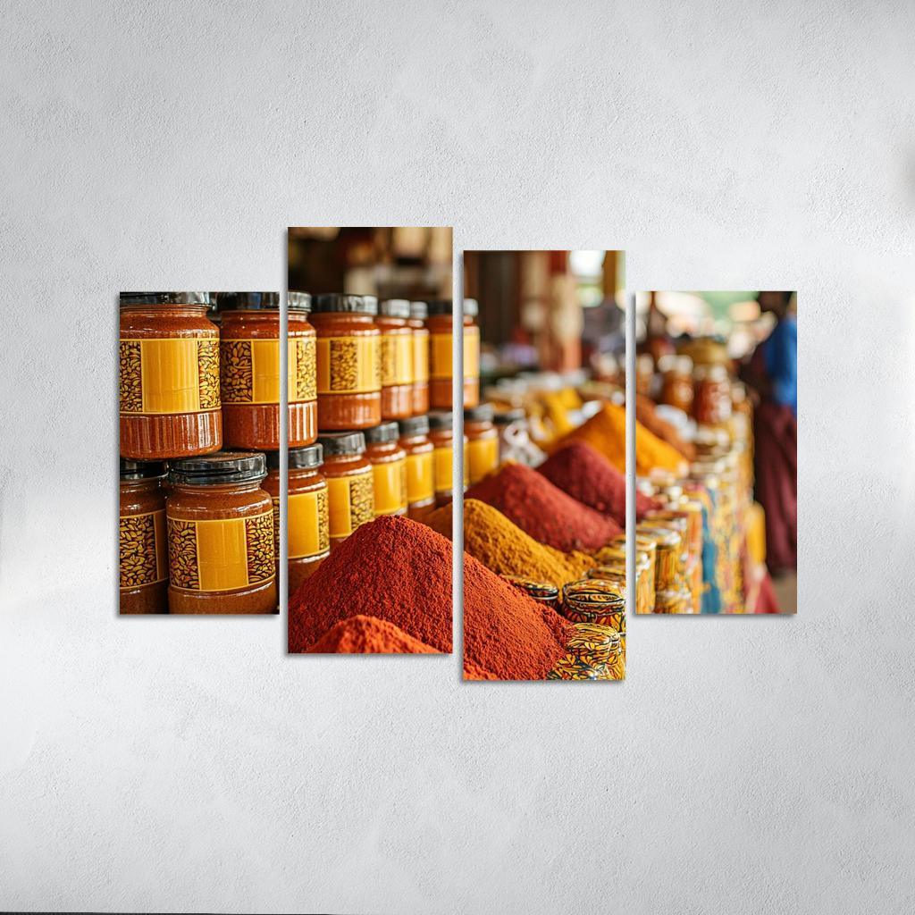 The Spice Market Abstract Paintings Frame