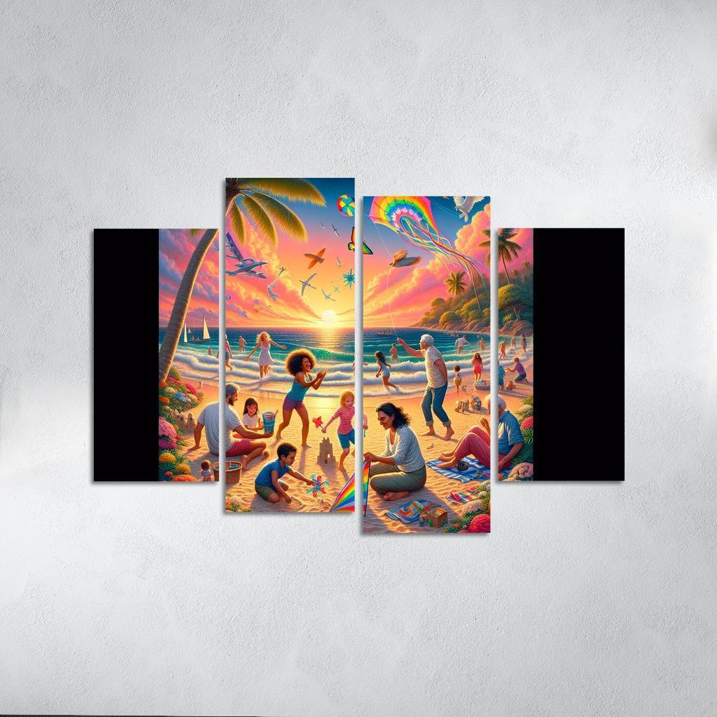 Sunset Sands The Perfect Family Retreat Custom Paintings Frame