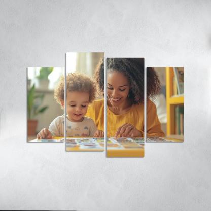 Radiant Dreams A Mothers Vision For The Future Canvas Paintings Frame