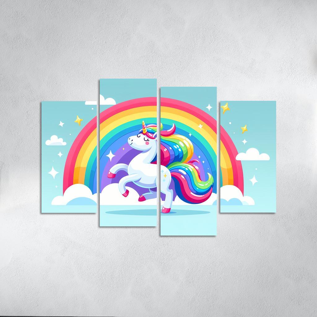 Magical Unicorn Modern Paintings Frame
