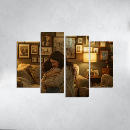 A Mothers Embrace The Heart Of Home Canvas Paintings Frame