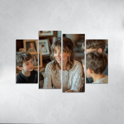 The Wisdom Of Generations Lessons From Mom Custom Paintings Frame