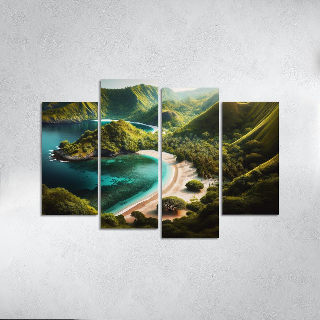 Natures Embrace Beach Premium Artwork Frames