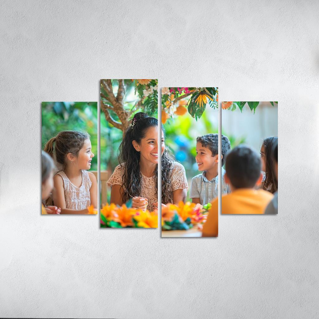 The Circle Of Life Nurturing Connections Custom Paintings Frame