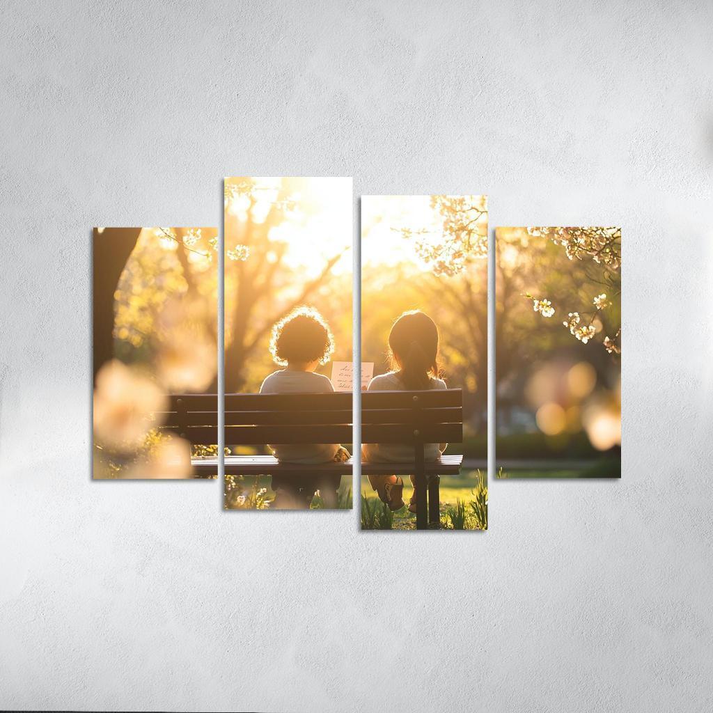 The Love That Transcends Time A Mother's Heart Canvas Paintings Frame