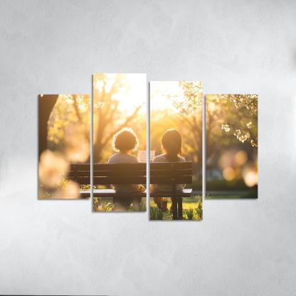 The Love That Transcends Time A Mother's Heart Canvas Paintings Frame