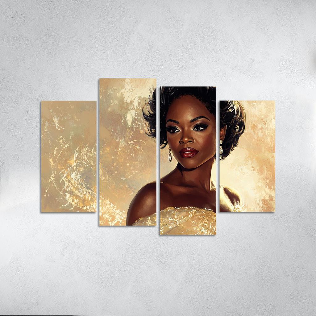 Viola Davis The Powerhouse Of Emotional Depth Framed Paintings