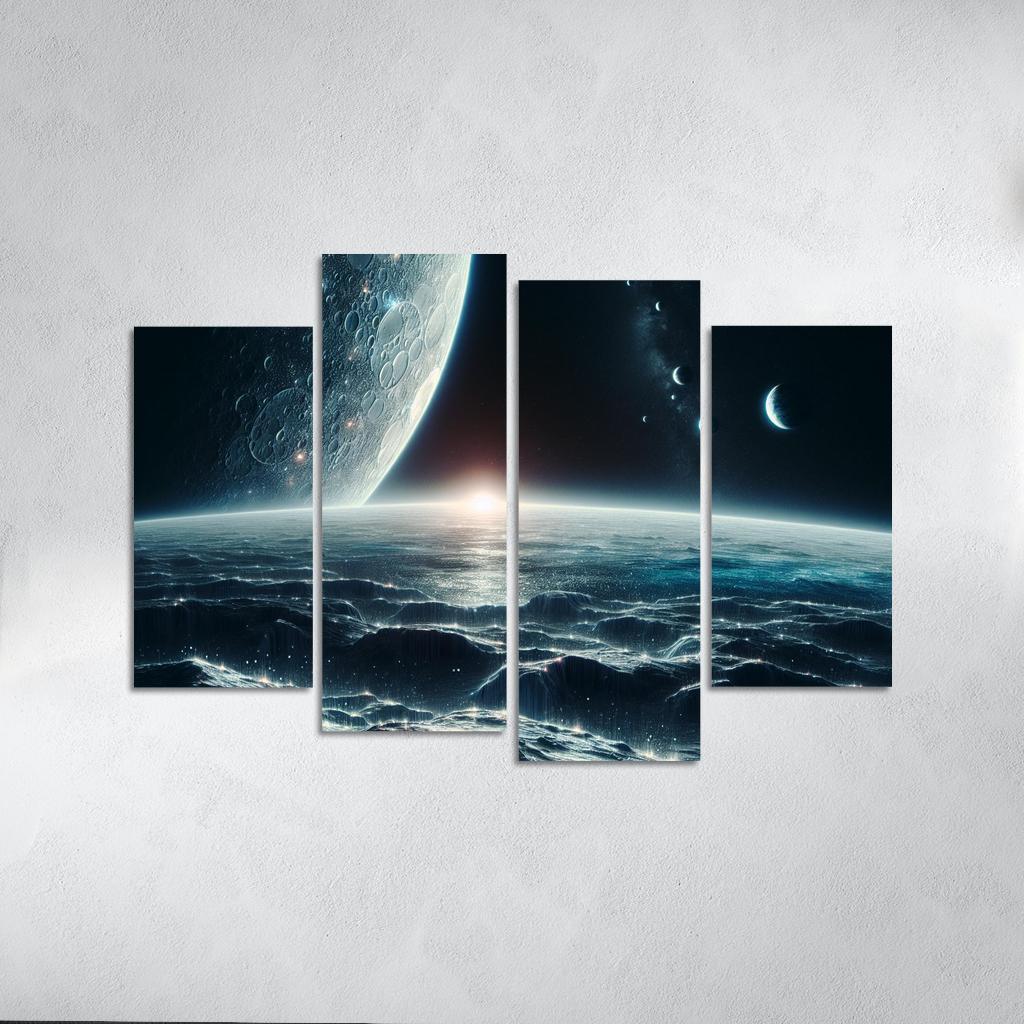 The Chilling Reality Of Ice Worlds Abstract Paintings Frame