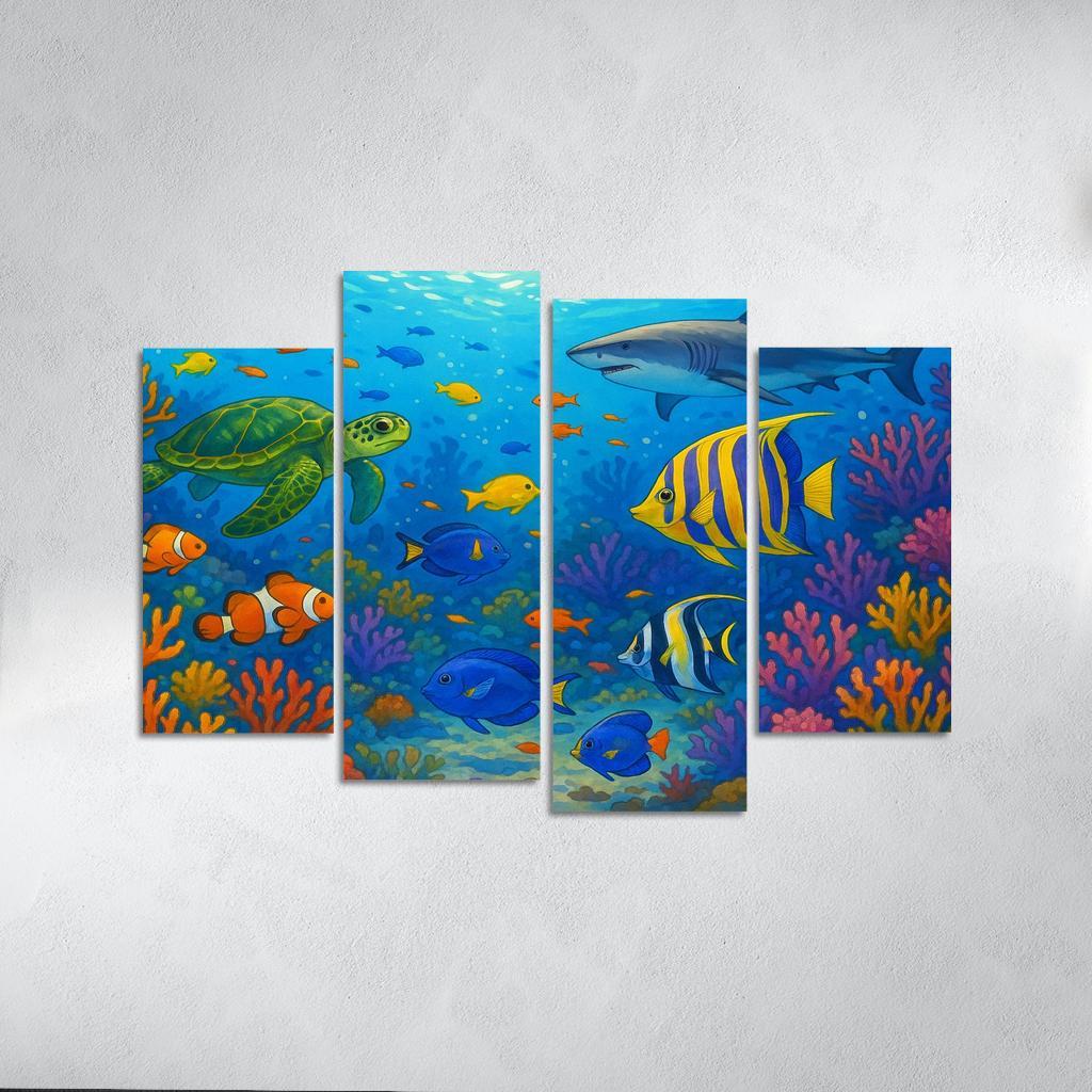 Ocean Guardians Artistic Expressions On Marine Conservation Premium Artwork Frames