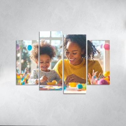 Crafting Love The Art Of Motherhood Custom Paintings Frame