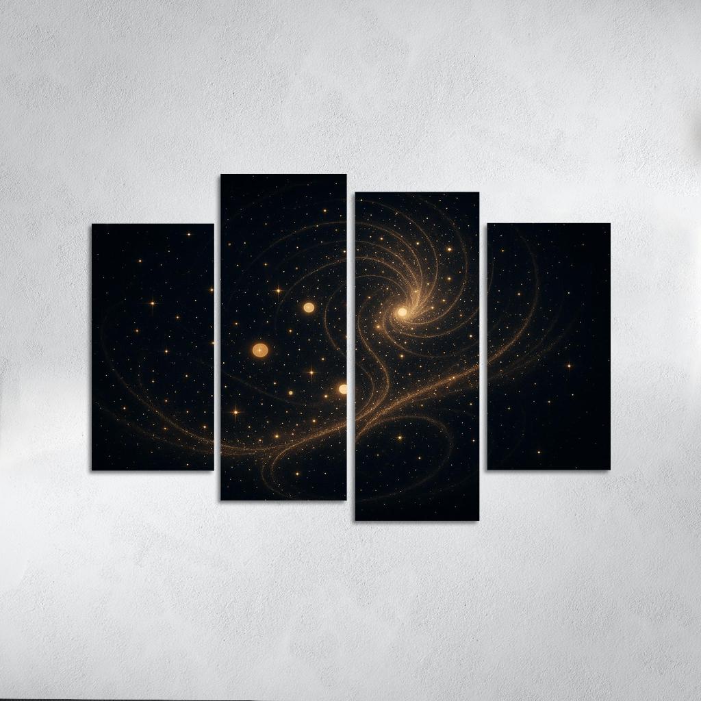 Celestial Dance Of Ideas Oil Paintings Frame