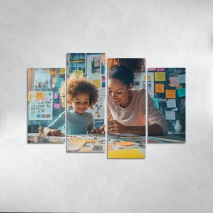 Wings Of Encouragement A Mothers Support Custom Paintings Frame