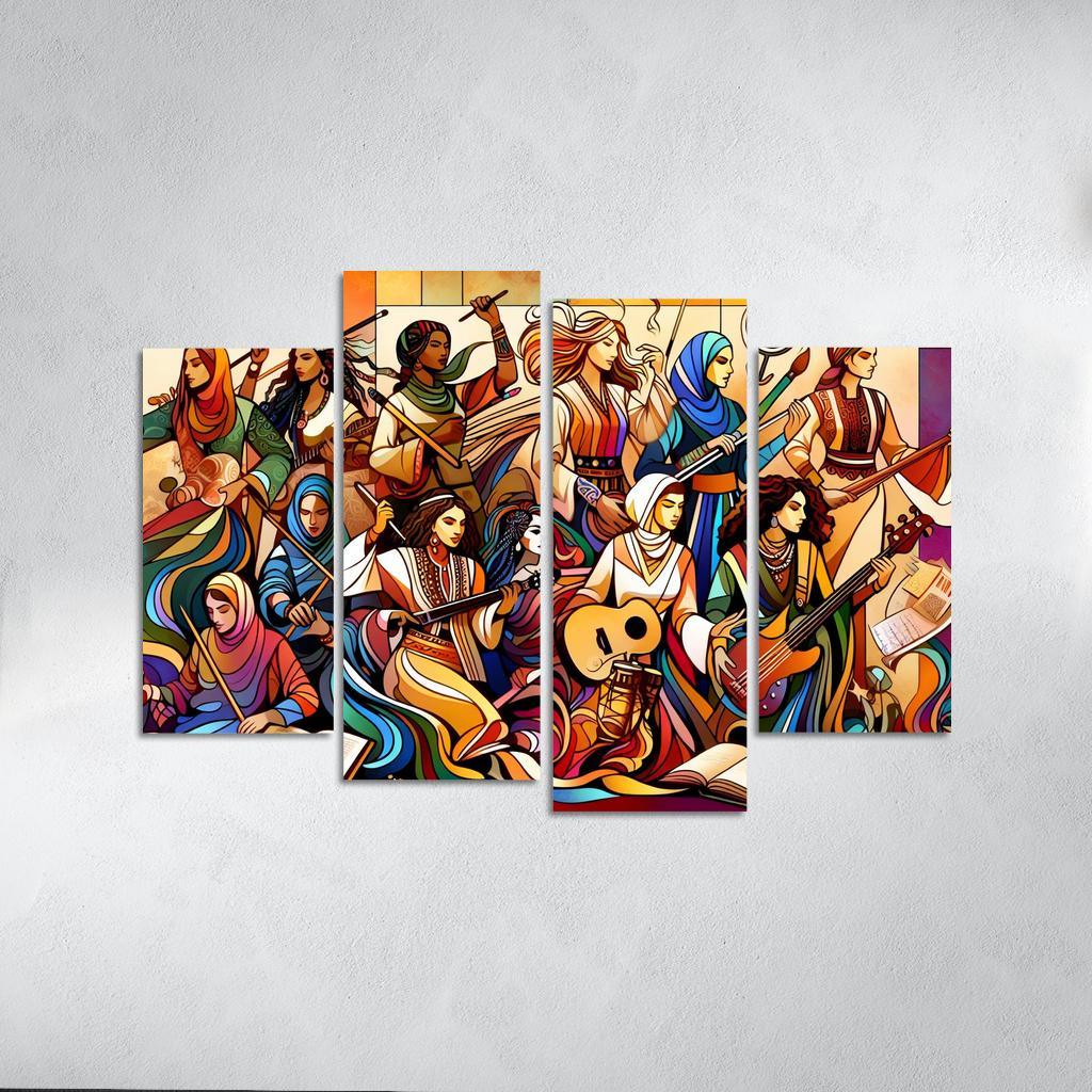 Gender Equity In Art Empowering Female Voices Custom Paintings Frame