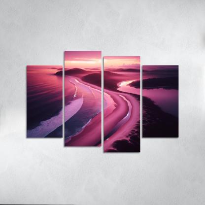 Violet Cove Enchanted Sunrise Spot Custom Paintings Frame