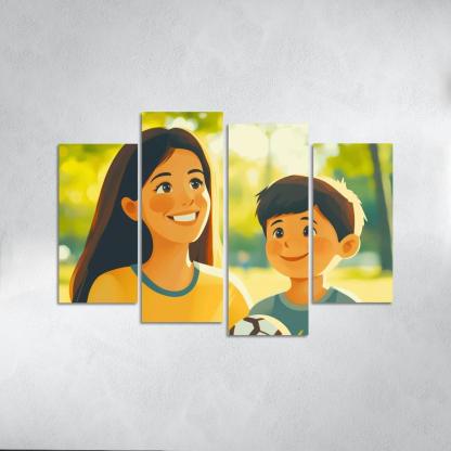 Heartstrings Of Hope A Mothers Encouragement Canvas Paintings Frame
