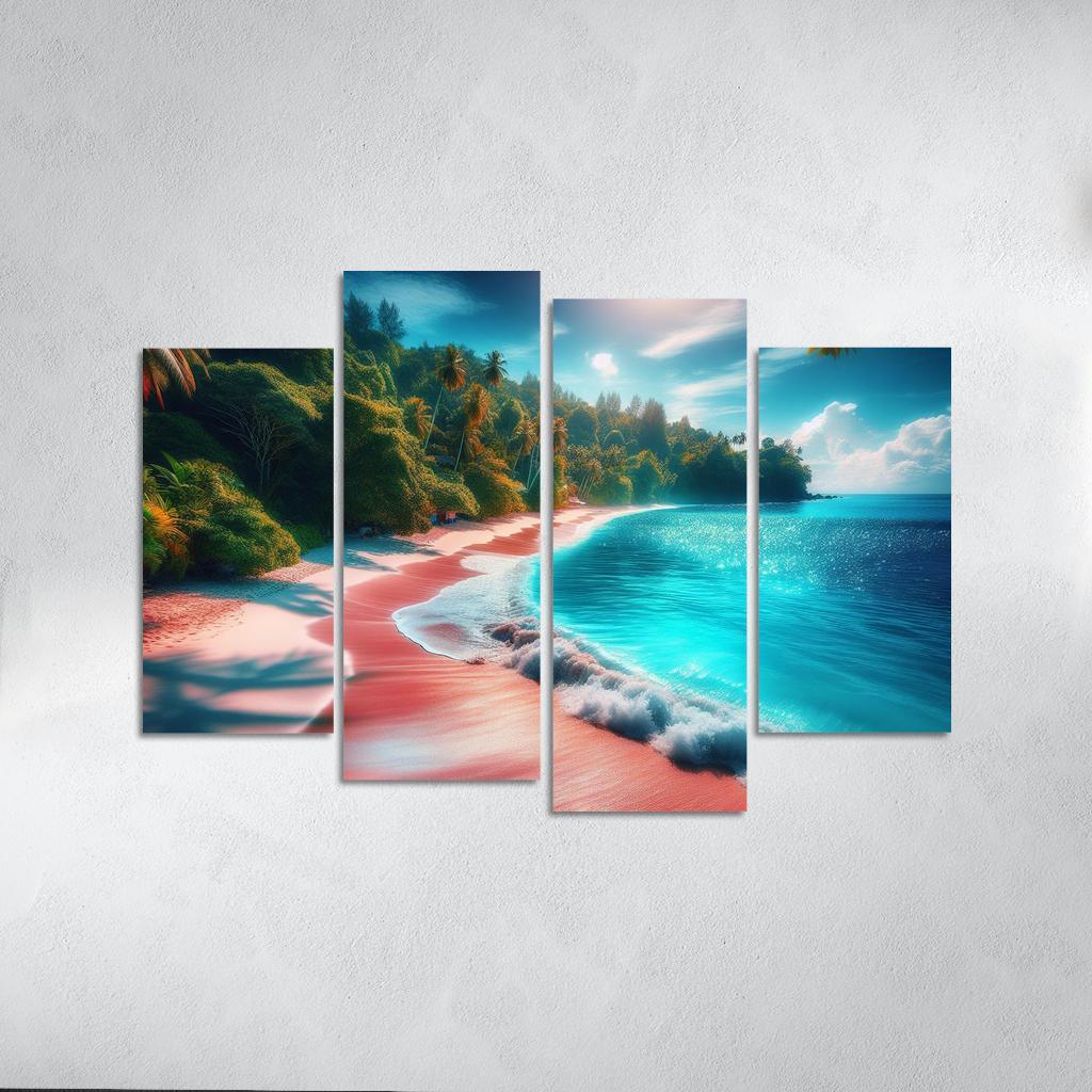 Hidden Oasis Tranquil Waters And Lush Landscapes Premium Artwork Frames