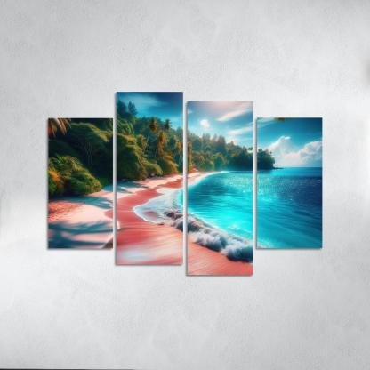 Hidden Oasis Tranquil Waters And Lush Landscapes Premium Artwork Frames