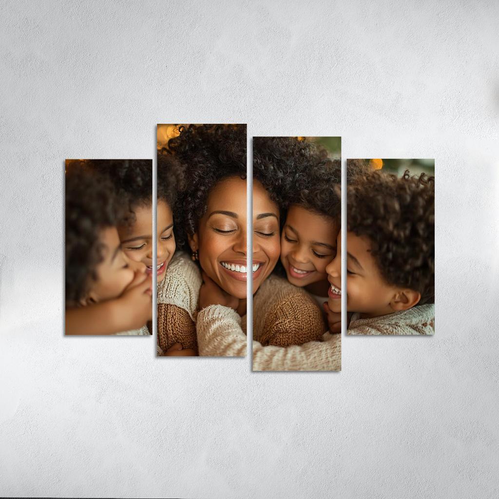 A Symphony Of Love A Mothers Embrace Modern Paintings Frame