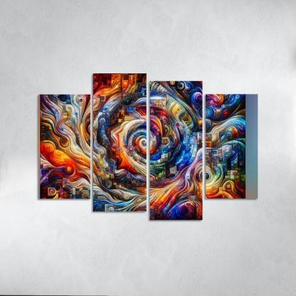 Kaleidoscope Of Memories Premium Artwork Frames