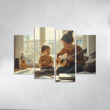 Heartstrings The Music Of Love Custom Paintings Frame