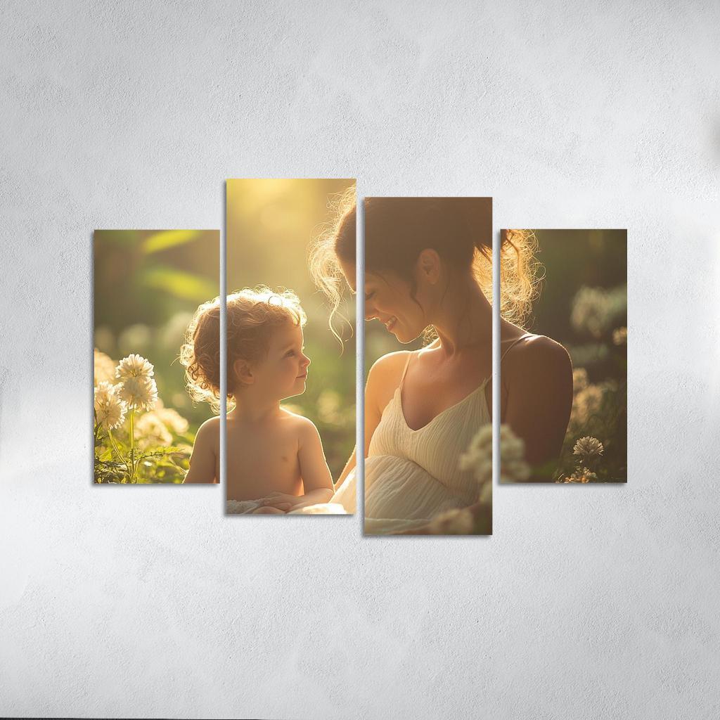 A Heartfelt Connection The Unspoken Bond Of Love Canvas Paintings Frame
