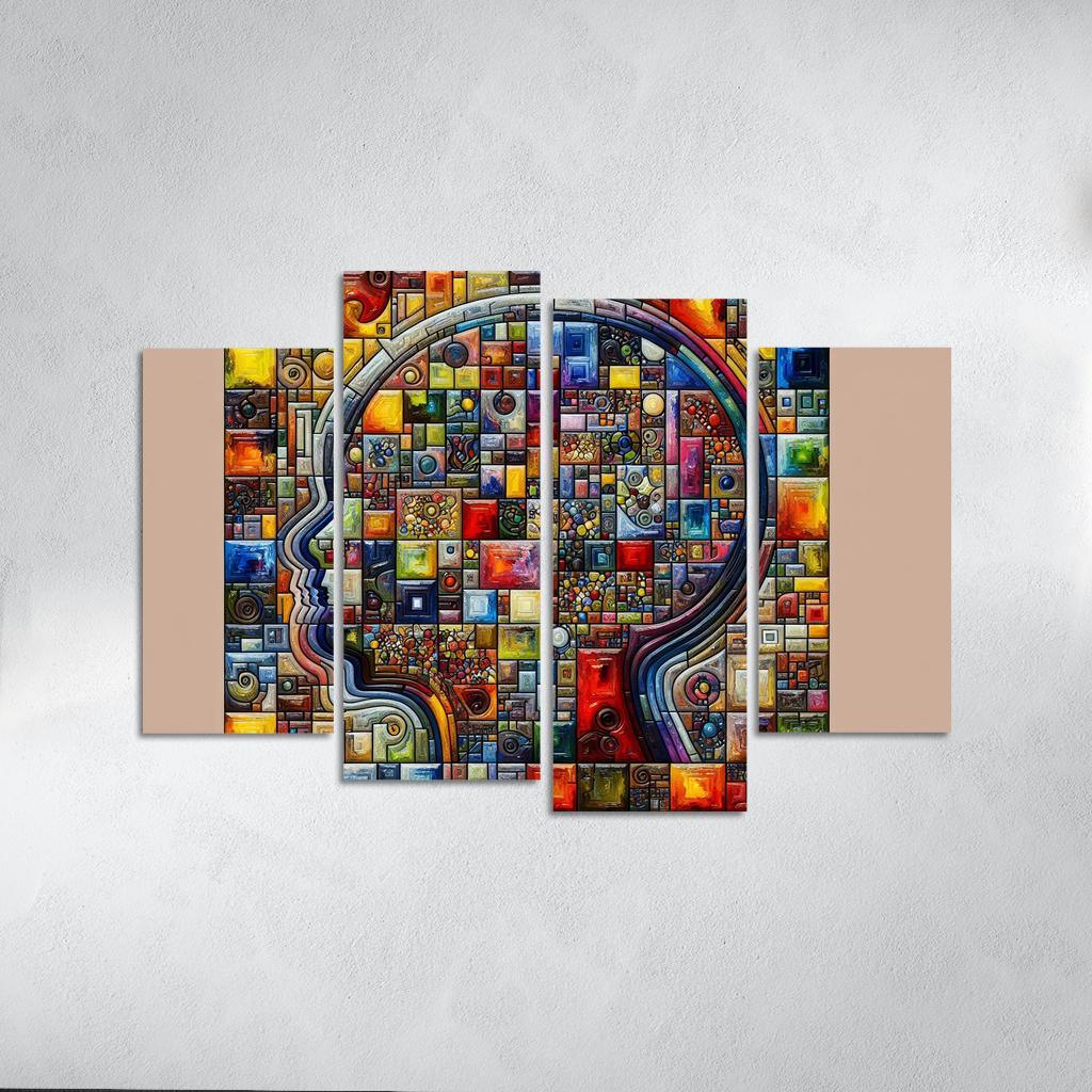 Mosaic Of The Mind Premium Artwork Frames